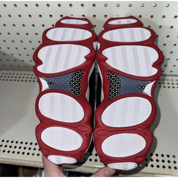 Jordan Pro Strong White Black Gym Red Mens Basketball Shoes Size 11.5 DC8418-116 - Picture 7 of 9